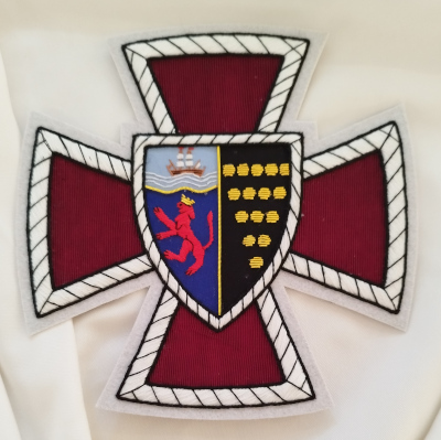 Knights Templar Prov / Great Priory Bodyguards Mantle Badge - Click Image to Close